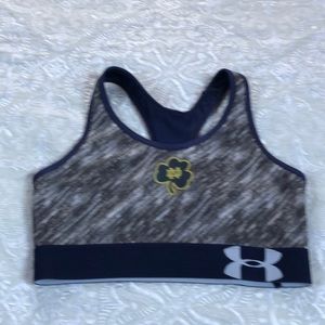 Small under Armour Notre Dame athletic top